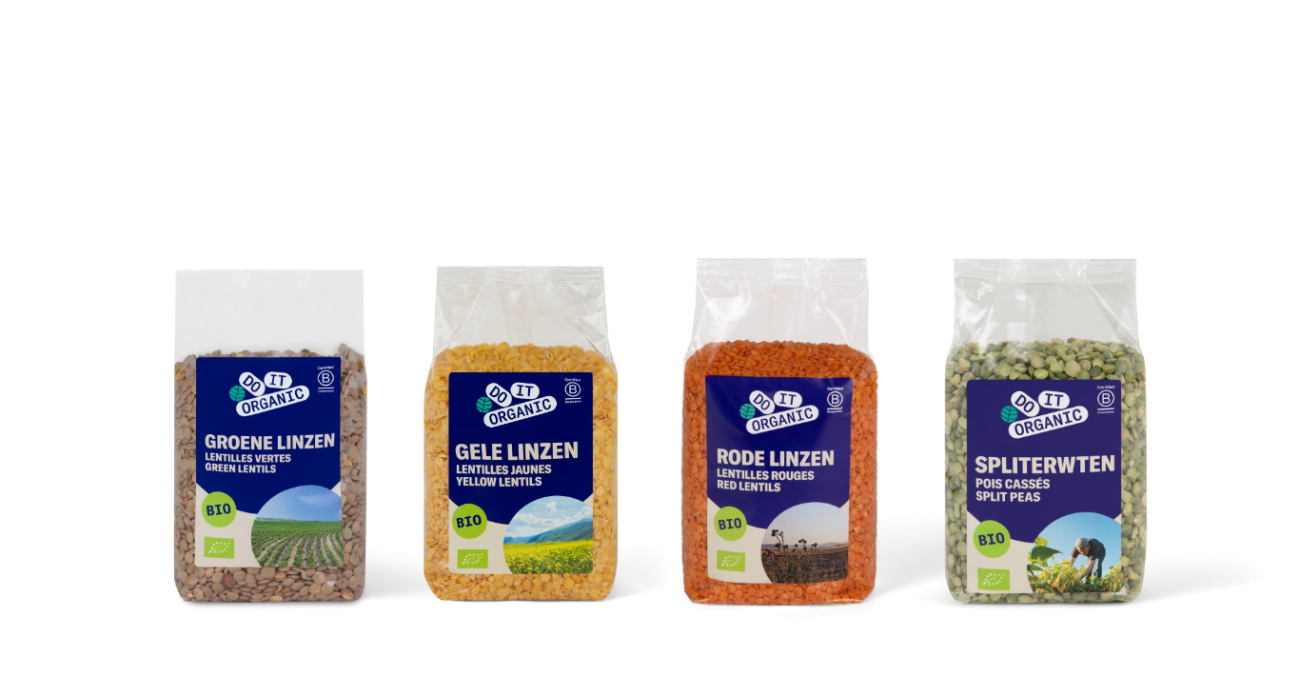 DO IT Organic lentils and peas