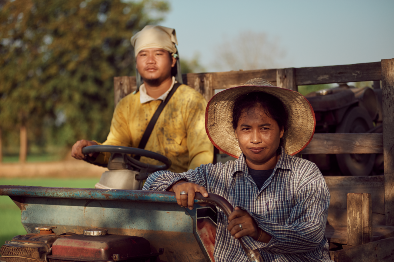 Farming family in Thailand