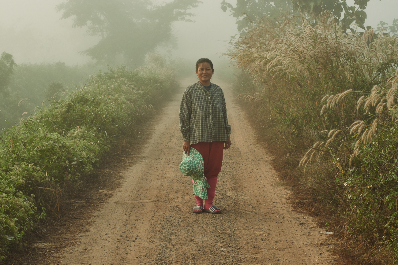 Thai rice farmer
