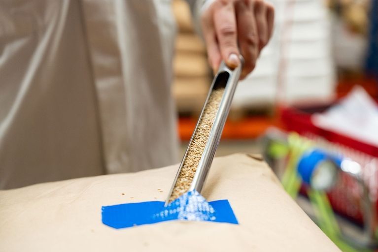 Taking a sample