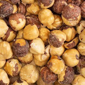 Hazelnuts 13-15 roasted and salted org. 10 kg