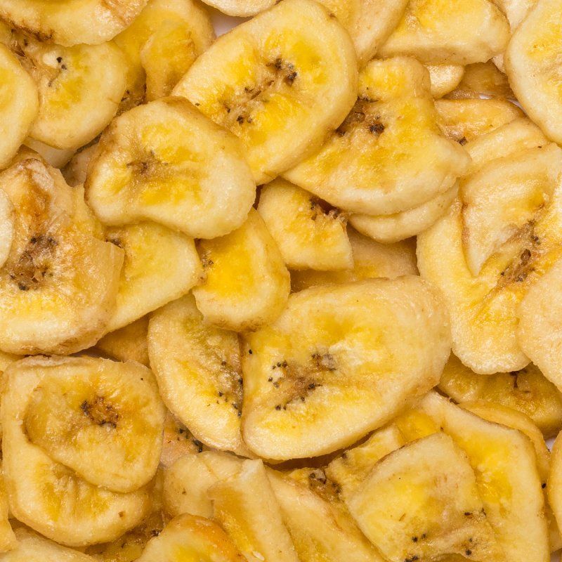 Banana chips whole sweetened org. 6,8 kg