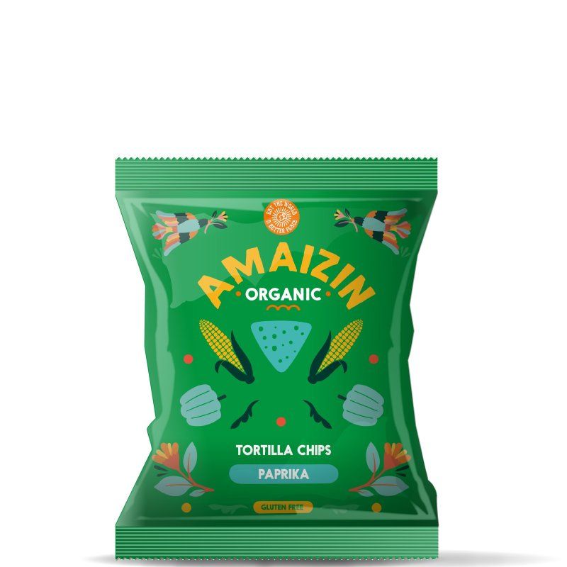 Amaizin Paprika corn chips org. 15x75g