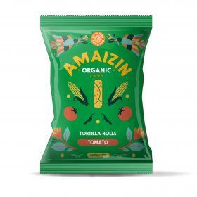 Amaizin Tomato corn rolls org. 14x100g