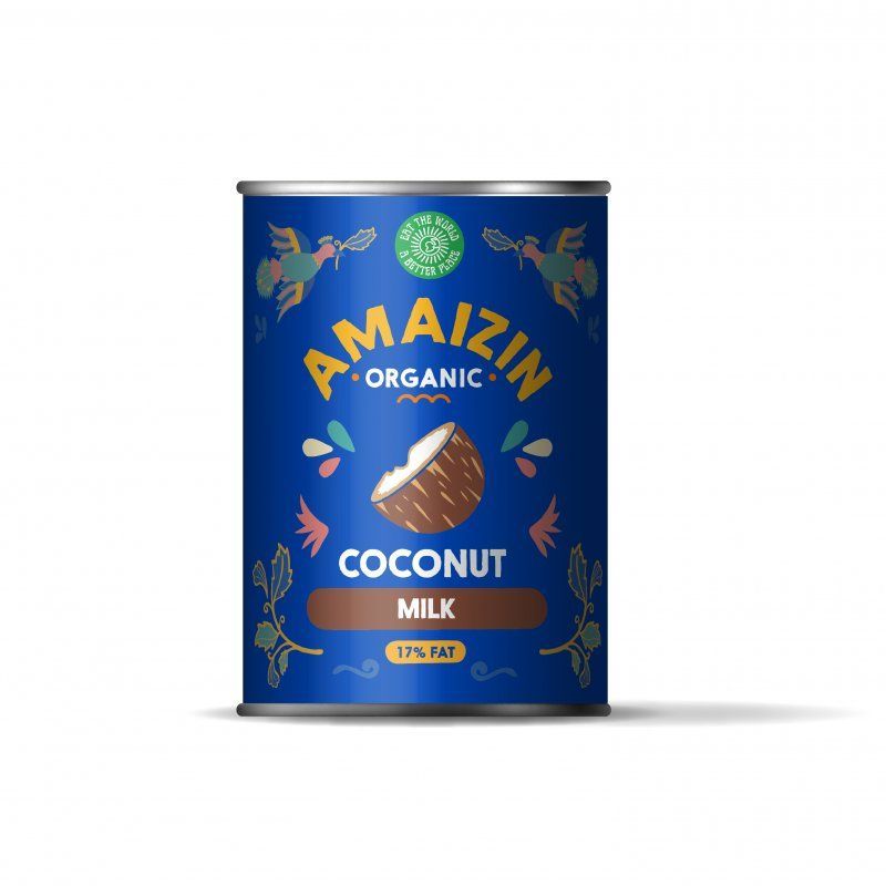 Amaizin Coconut milk without label17%  6x400ml org