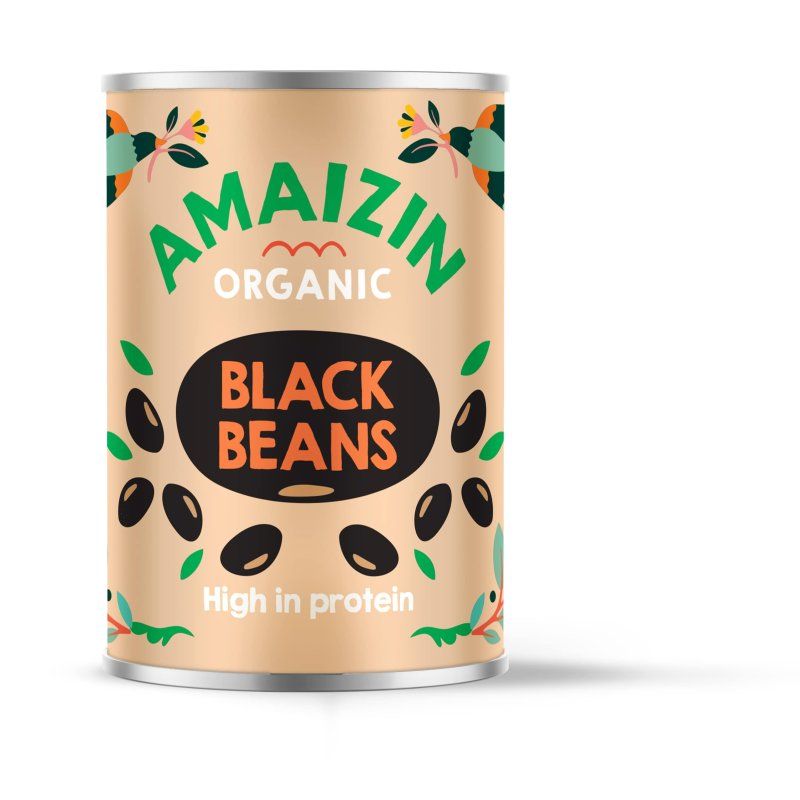 Amaizin Black beans org. 6x400g