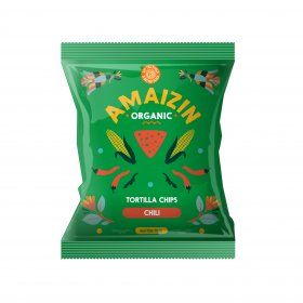 Amaizin Chili corn chips org. 15x75gr