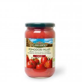 LBI Peeled tomatoes glass org. 6x660g